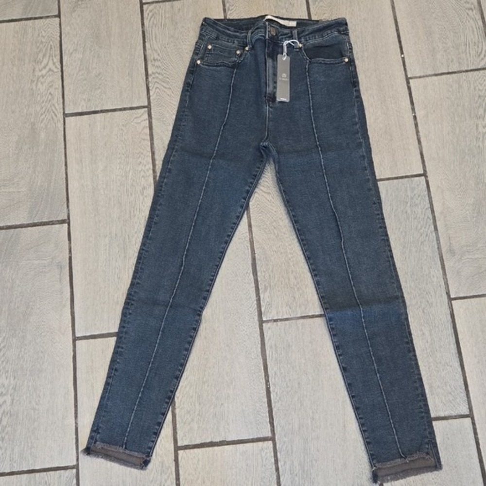 Tractr Nina High Rise Premium Denim Skinny Jeans Dark Wash NWT 8/29